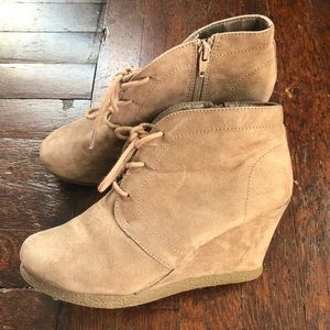 Wedge Booties